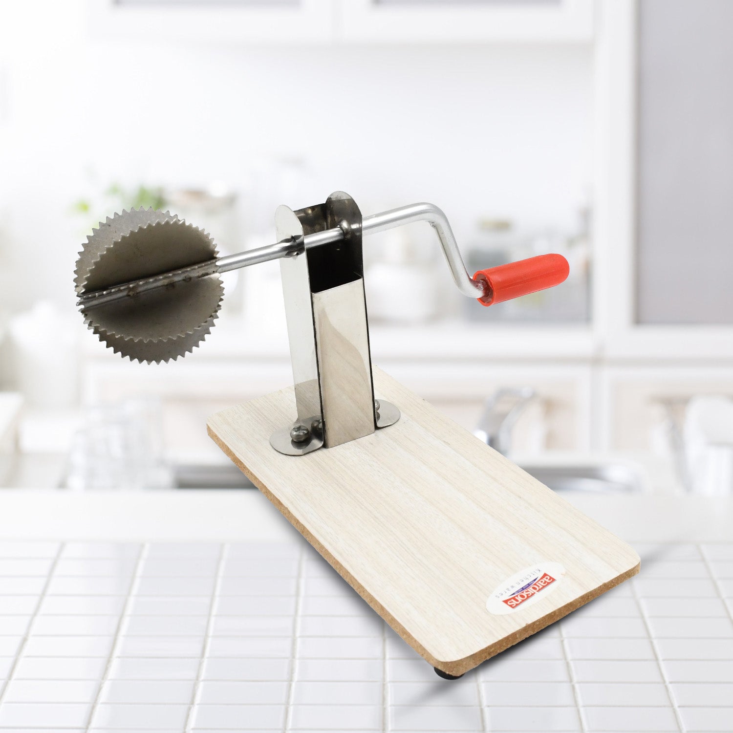 Wooden base coconut scraper  Wooden base coconut scraper